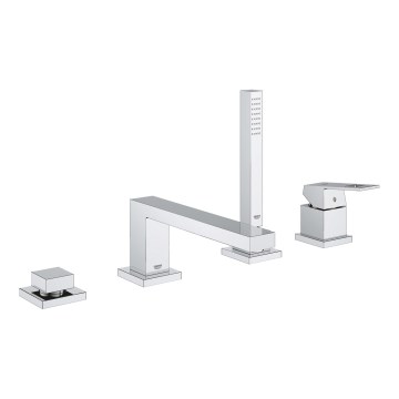 GROHE 19897001 - Vanová čtyřotvorová baterie EUROCUBE lesklý chrom