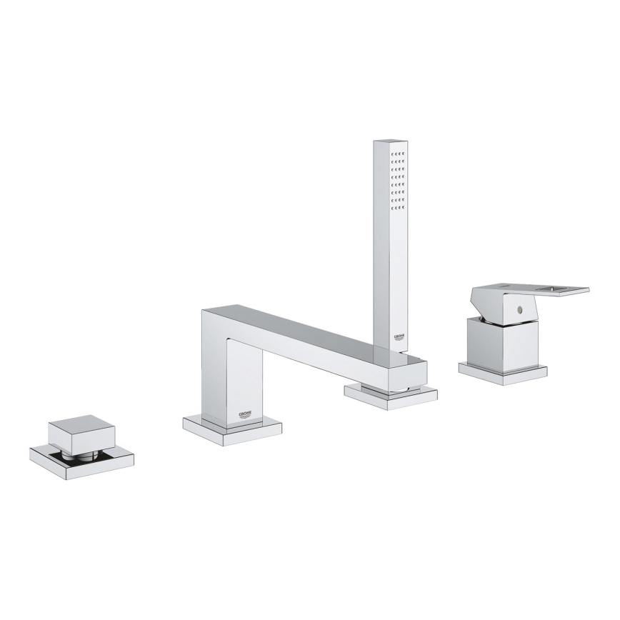 GROHE 19897001 - Vanová čtyřotvorová baterie EUROCUBE lesklý chrom