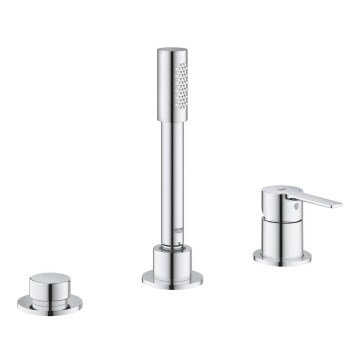 GROHE 19965001 - Vanová tříotvorová baterie LINEARE lesklý chrom