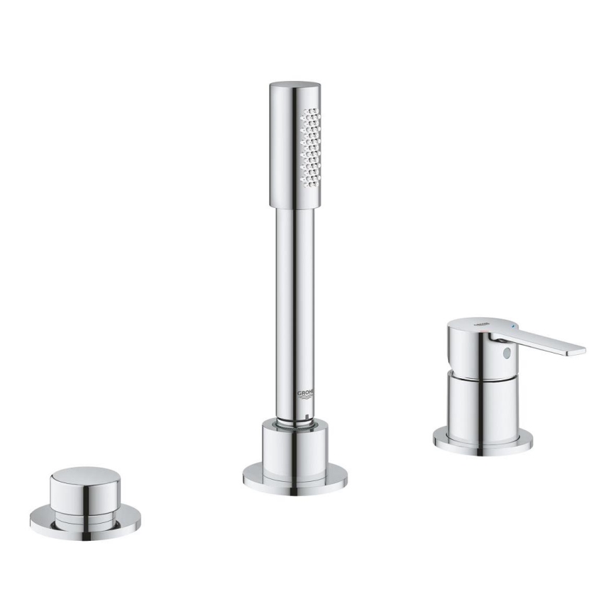 GROHE 19965001 - Vanová tříotvorová baterie LINEARE lesklý chrom