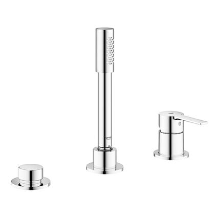 GROHE 19965001 - Vanová tříotvorová baterie LINEARE lesklý chrom