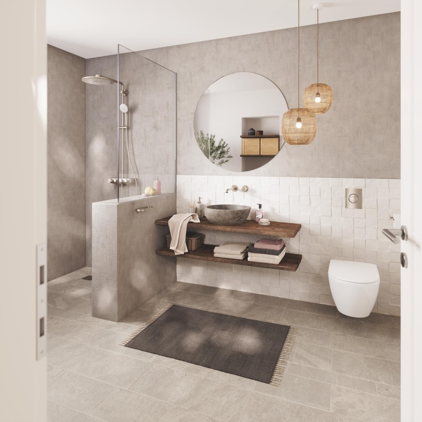 GROHE 19967DC1 - Umyvadlová dvouotvorová baterie ESSENCE 230 mm nerez