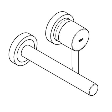 GROHE 19967GN1 - Umyvadlová baterie ESSENCE 230 mm zlatá