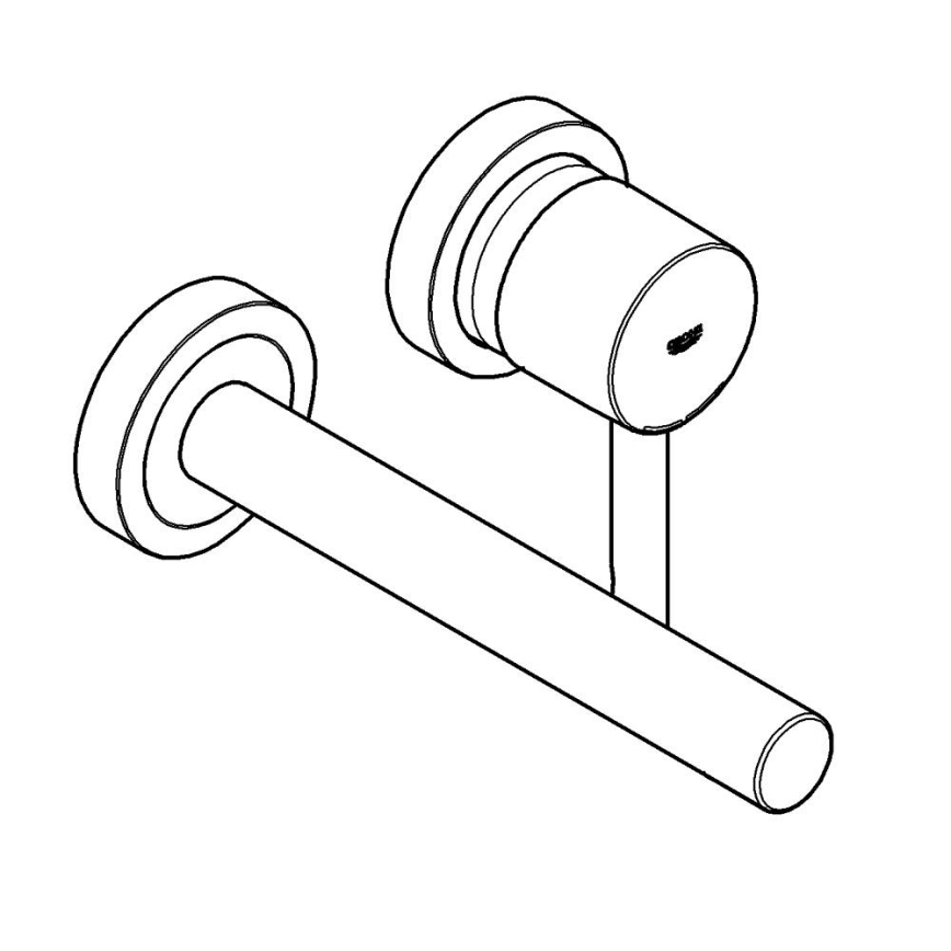 GROHE 19967GN1 - Umyvadlová baterie ESSENCE 230 mm zlatá