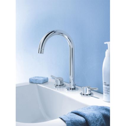 GROHE 20216001 - Umyvadlová tříotvorová baterie CONCETTO DN 15 velikost L chrom