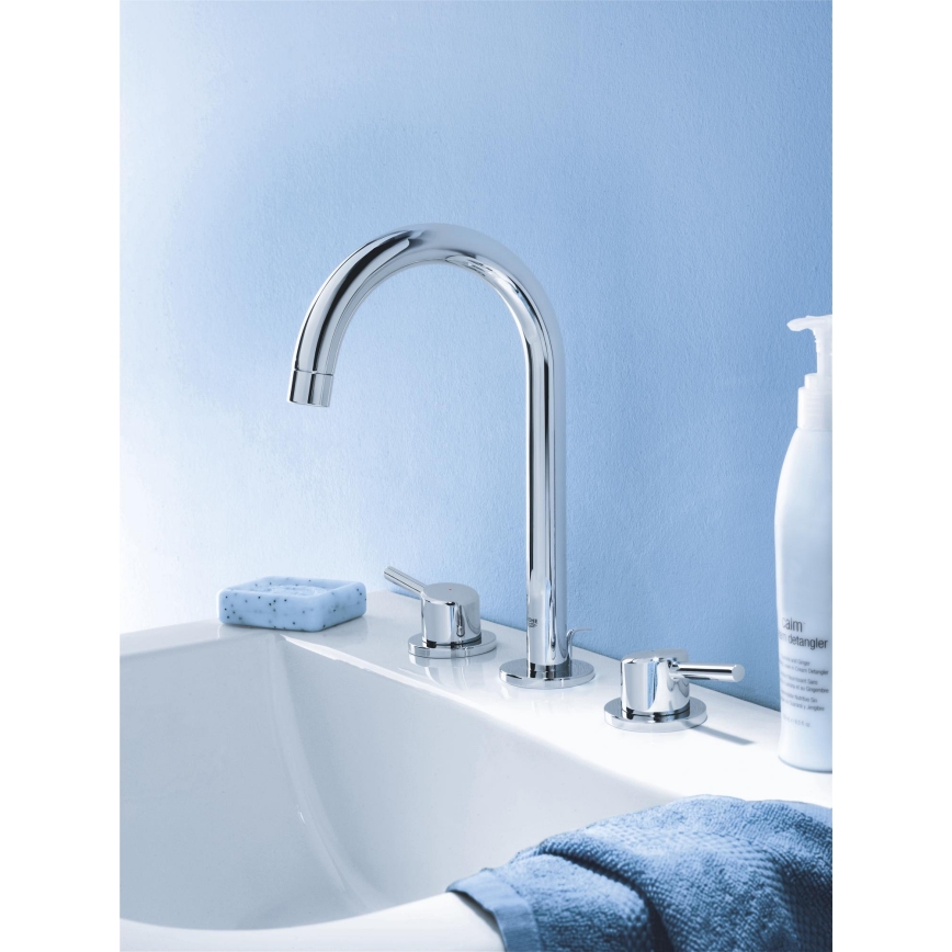GROHE 20216001 - Umyvadlová tříotvorová baterie CONCETTO DN 15 velikost L chrom
