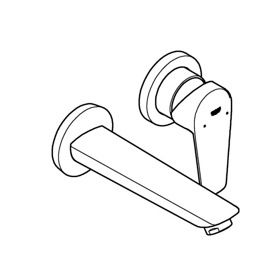 GROHE 20474001 - Umyvadlová dvouotvorová baterie 177 mm lesklý chrom