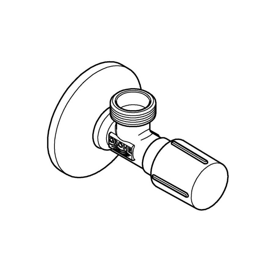 GROHE 22043000 - Rohový ventil UNIVERSAL DN 15 lesklý chrom