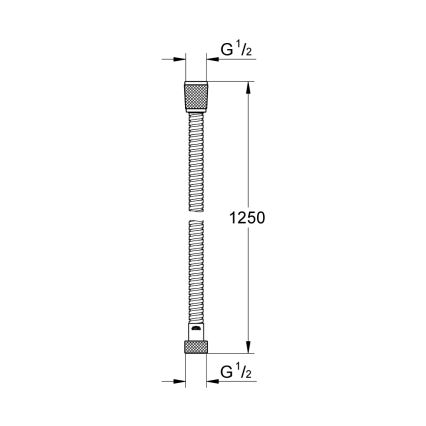 GROHE 22106000 - Sprchová hadice VITALIOFLEX METAL LONG-LIFE 1250 mm chrom