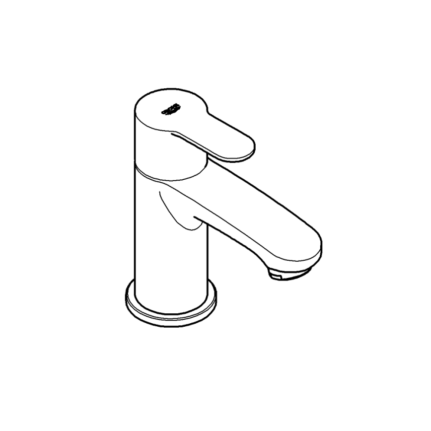 GROHE 23039002 - Stojánkový ventil EUROSTYLE COSMOPOLITAN velikost XS chrom
