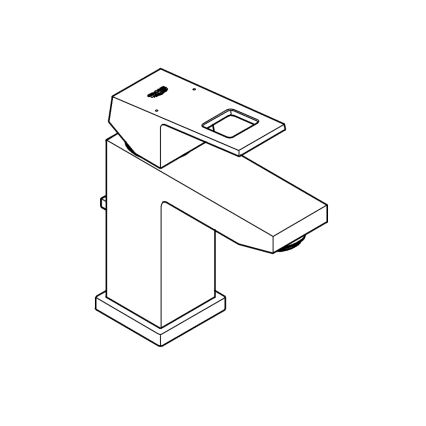 GROHE 2312700E - Umyvadlová baterie EUROCUBE velikost S lesklý chrom