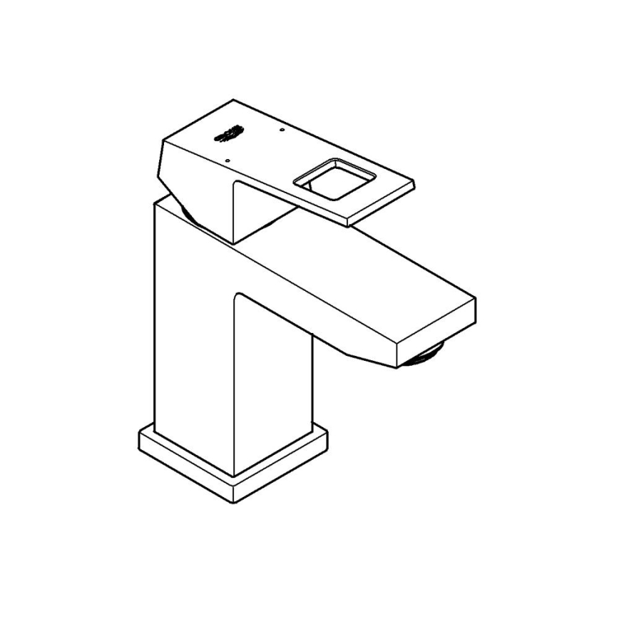 GROHE 2313200E - Umyvadlová baterie EUROCUBE velikost S lesklý chrom