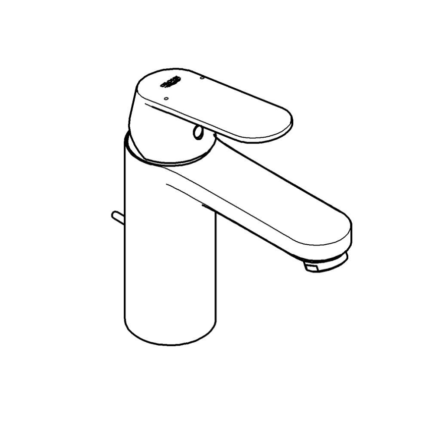 GROHE 23325000 - Umyvadlová baterie EUROSMART COSMOPOLITAN velikost M chrom