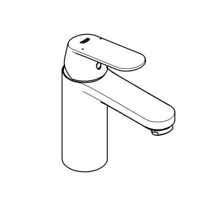 GROHE 23327000 - Umyvadlová baterie EUROSMART COSMOPOLITAN DN 15 vel. M chrom