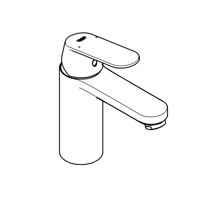 GROHE 23327000 - Umyvadlová baterie EUROSMART COSMOPOLITAN DN 15 vel. M chrom