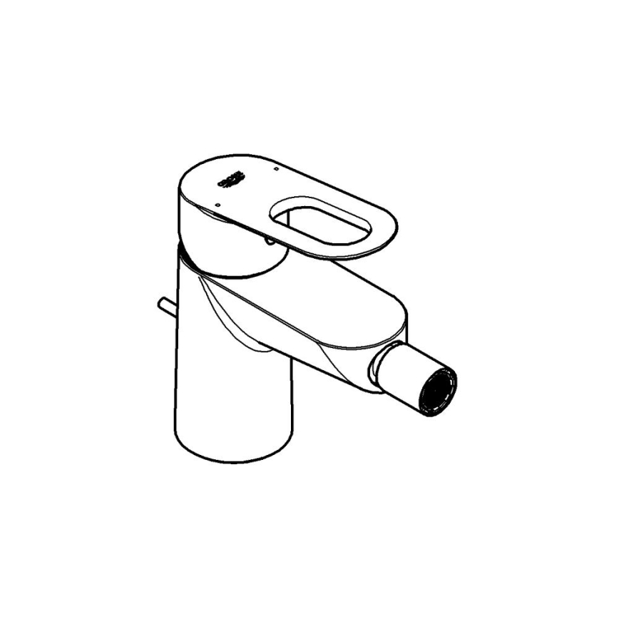 GROHE 23338000 - Bidetová baterie BAULOOP lesklý chrom
