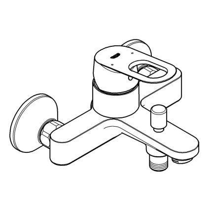 GROHE 23341000 - Vanová baterie BAULOOP DN 15 lesklý chrom