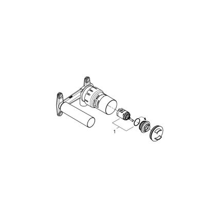 GROHE 23429000 - Pákové podomítkové vestavbové těleso DN 15 mosaz