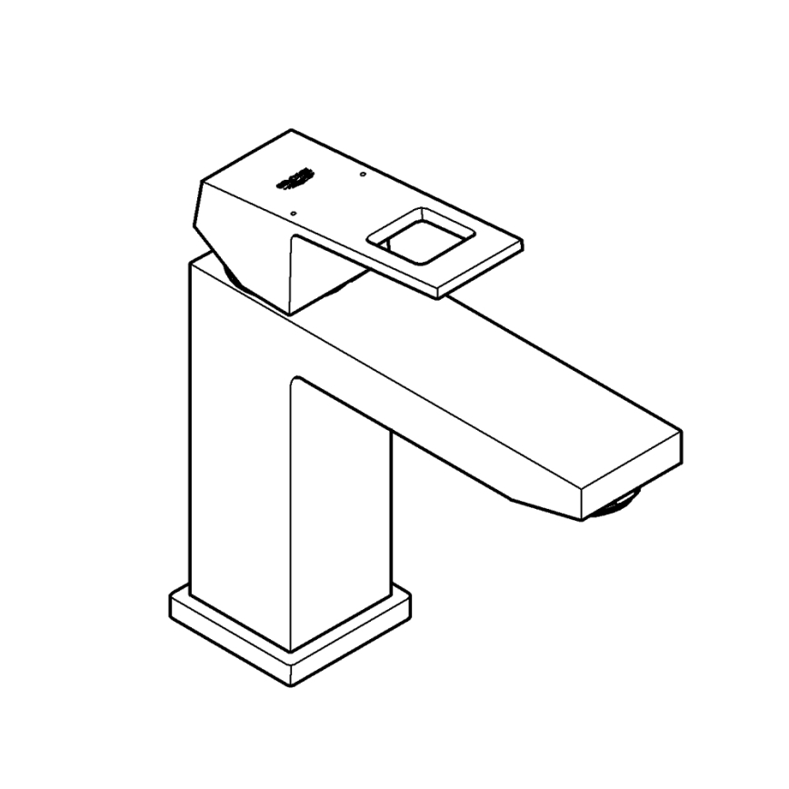 GROHE 23446000 - Umyvadlová baterie EUROCUBE DN 15 lesklý chrom