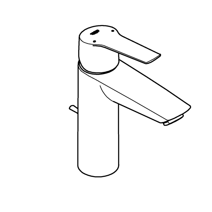 GROHE 234552432 - Umyvadlová baterie START 192 mm černá