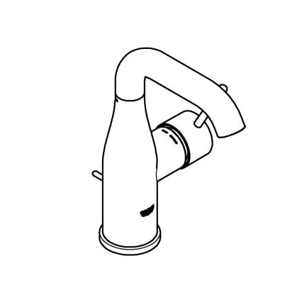 GROHE 23462001 - Umyvadlová baterie ESSENCE DN 15 velikost M lesklý chrom