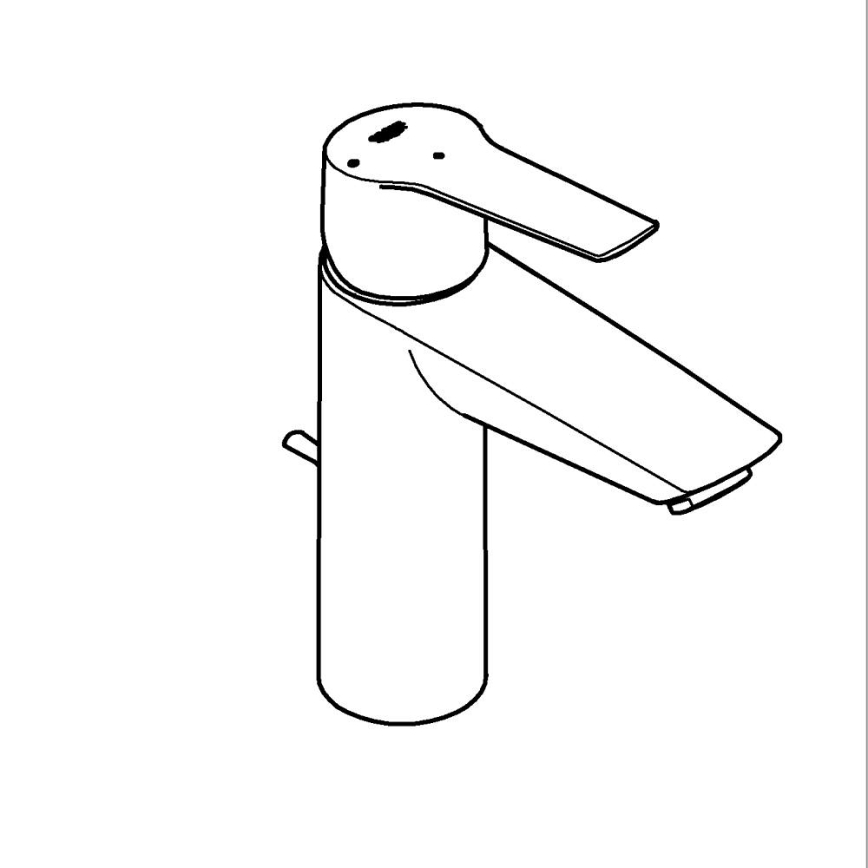 GROHE 235522432 - Umyvadlová baterie START 192 mm černá