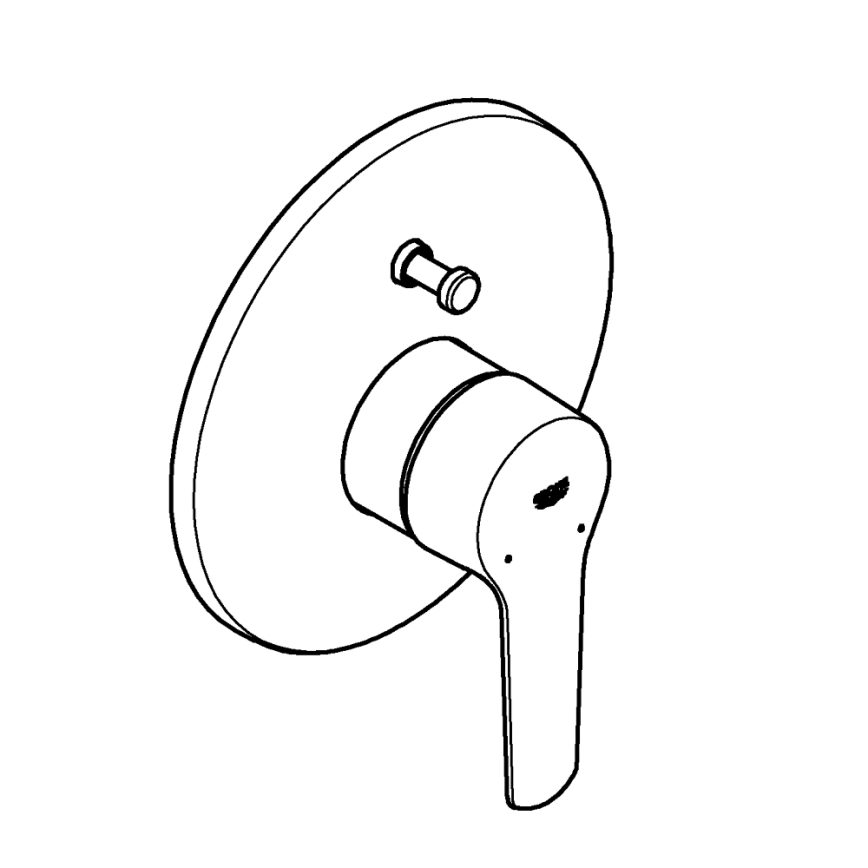 GROHE 23558002 - Vanová baterie START lesklý chrom