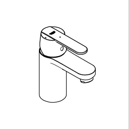 GROHE 23586LS0 - Umyvadlová baterie GET velikost S bílá