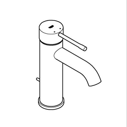 GROHE 23589DC1 - Umyvadlová baterie ESSENCE velikost S nerez