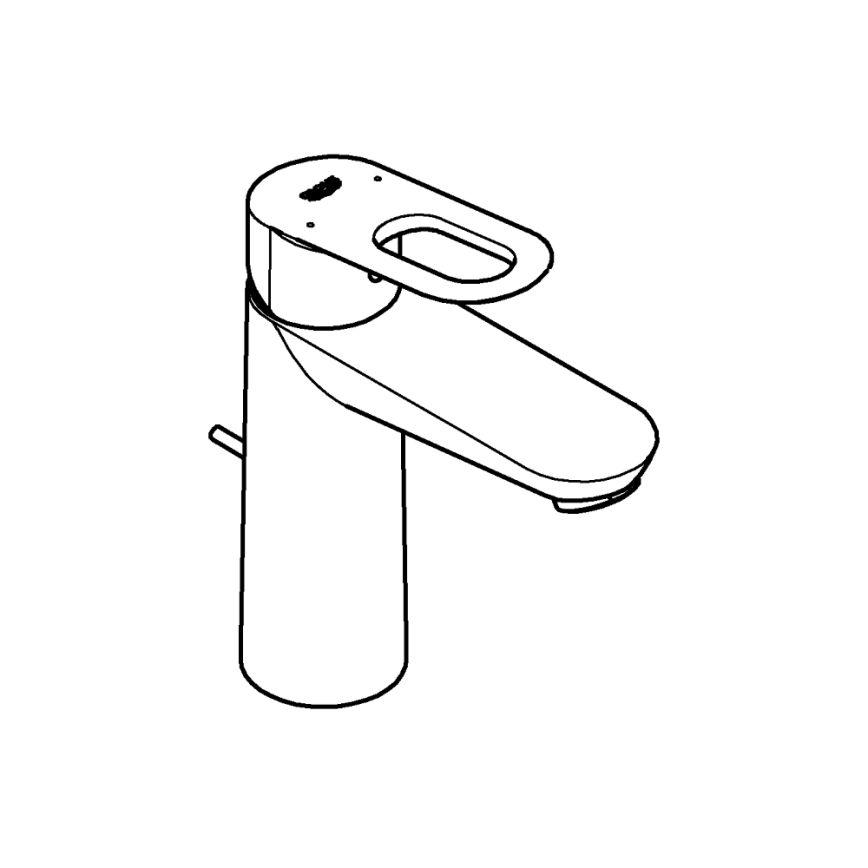 GROHE 23762000 - Umyvadlová baterie BAULOOP DN 15 lesklý chrom
