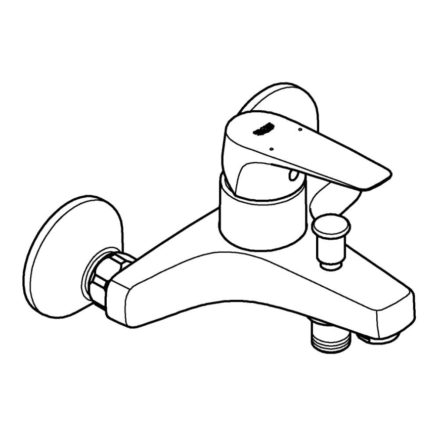 GROHE 23772000 - Vanová baterie START FLOW 150 mm lesklý chrom
