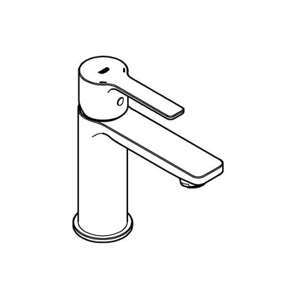 GROHE 23791001 - Umyvadlová baterie LINEARE XS lesklý chrom