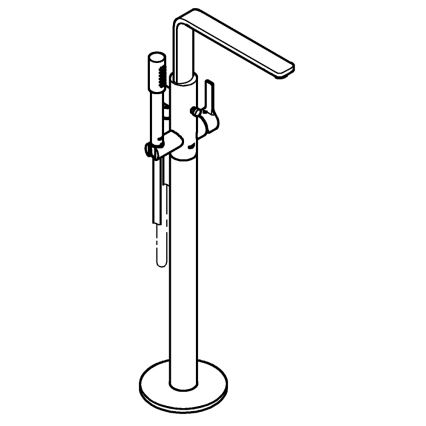 GROHE 23792001 - Vanová baterie LINEARE 271 mm lesklý chrom