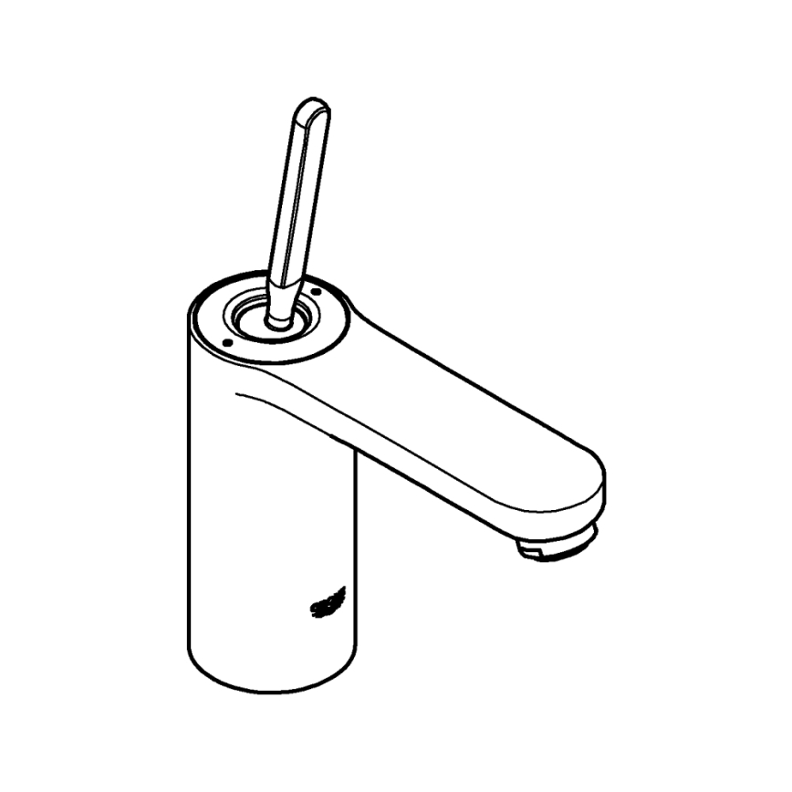 GROHE 23800000 - Umyvadlová baterie GET velikost M lesklý chrom