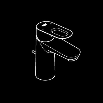 GROHE 23803000 - Umyvadlová baterie EUROSMART lesklý chrom