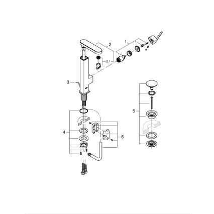 GROHE 23844003 - Umyvadlová baterie PLUS velikost L lesklý chrom