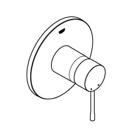 GROHE 24057GN1 - Sprchová baterie ESSENCE broušená zlatá