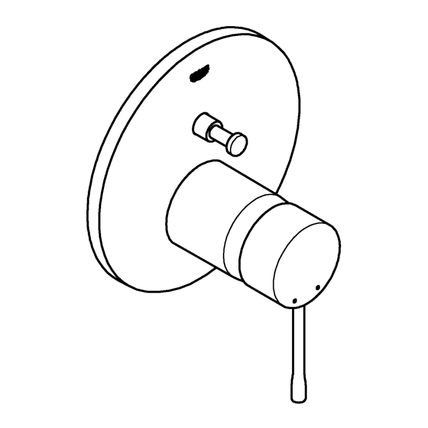 GROHE 24058DL1 - Baterie s dvousměrným přepínačem ESSENCE měděná
