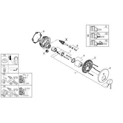 GROHE 24060003 - Baterie PLUS lesklý chrom