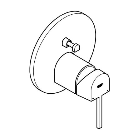 GROHE 24060003 - Baterie PLUS lesklý chrom