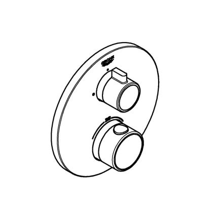 GROHE 24075000 - Termostatická sprchová baterie GROHTHERM lesklý chrom