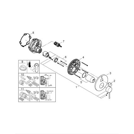 GROHE 24092001 - Baterie ESSENCE lesklý chrom