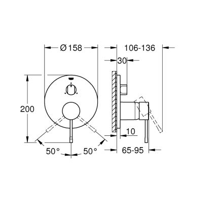 GROHE 24092001 - Baterie ESSENCE lesklý chrom