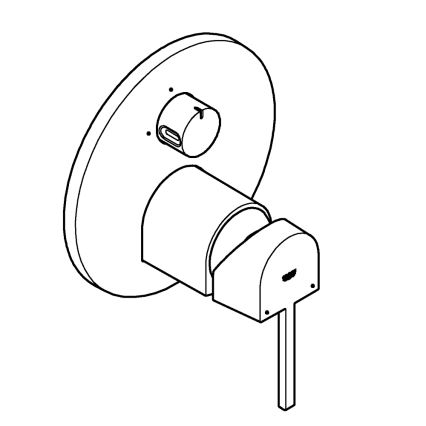 GROHE 24093003 - Baterie PLUS lesklý chrom