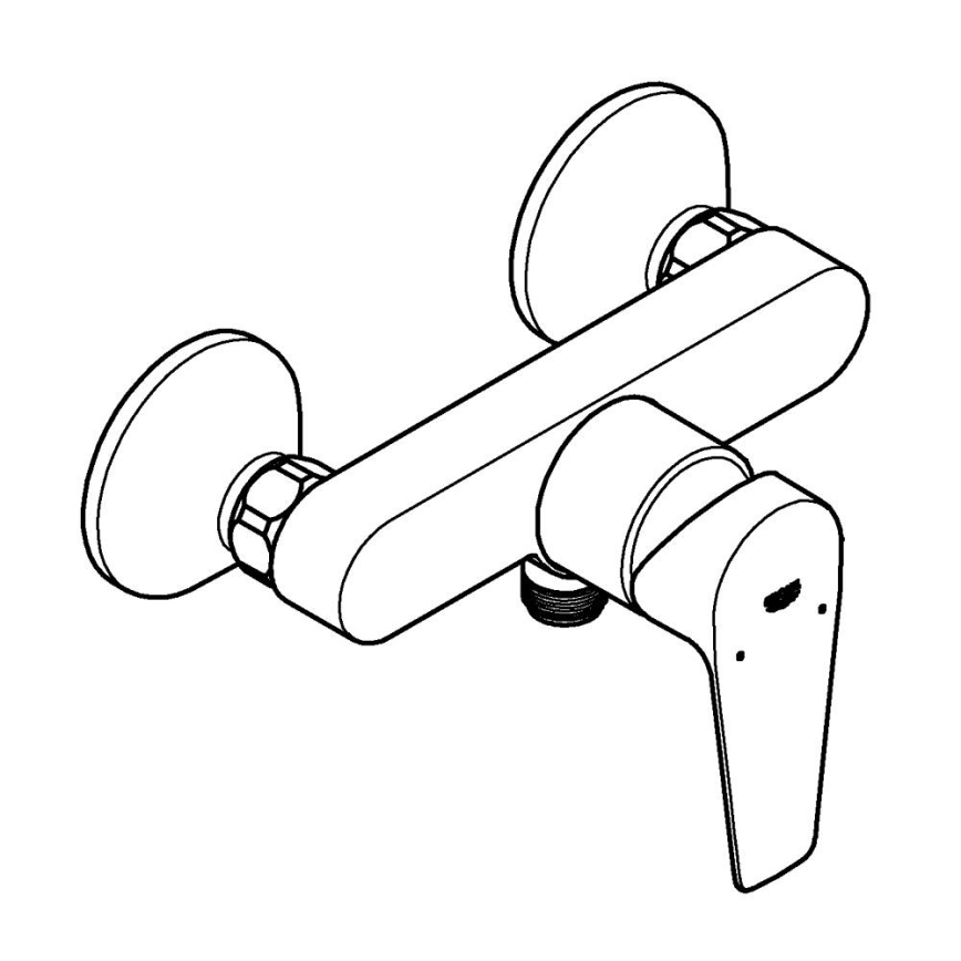 GROHE 24197001 - Sprchová baterie START EDGE DN 15 lesklý chrom