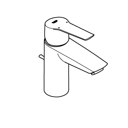 GROHE 242092432 - Umyvadlová baterie QUICKFIX START 165 mm černá