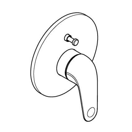 GROHE 24336001 - Vanová baterie SWIFT DN 15 lesklý chrom