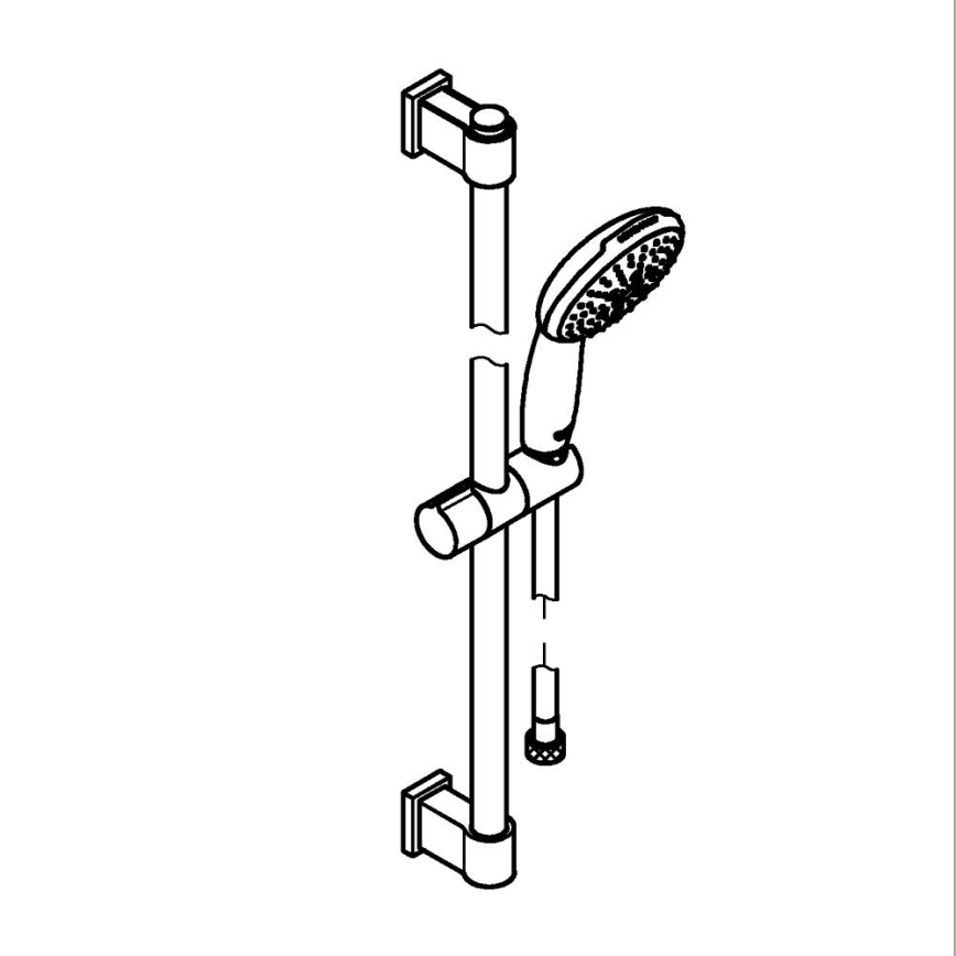 GROHE 26032001 - Sprchová souprava VITALIO START 110 600 mm lesklý chrom
