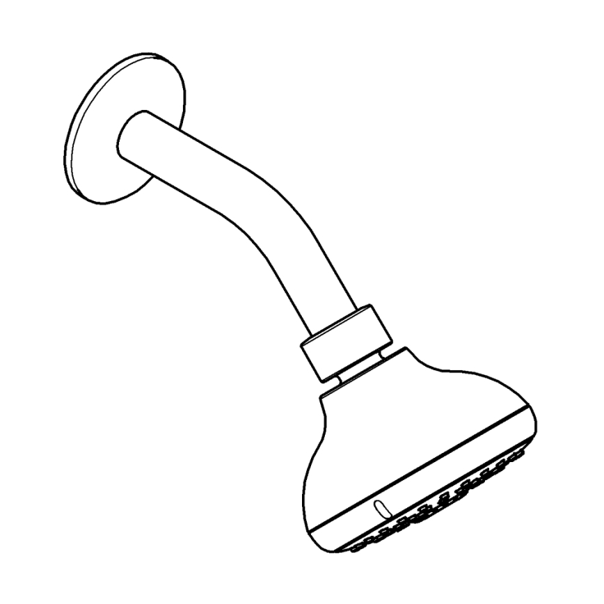 GROHE 26088001 - Hlavová sprcha TEMPESTA 100 100 mm lesklý chrom