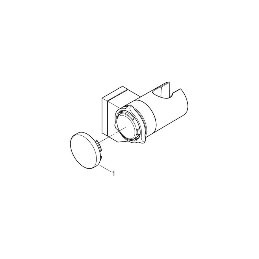 GROHE 26183001 - Nástěnný držák sprchy VITALIO UNIVERSAL lesklý chrom